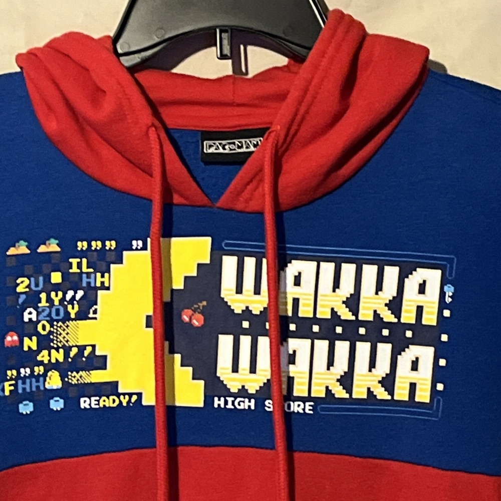 Pac Man pullover hoodie Size L - Picture 2 of 4